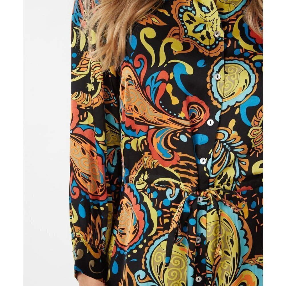 NWT ESQUALO Untamed Party Paisley Print Dress - Picture 6 of 9